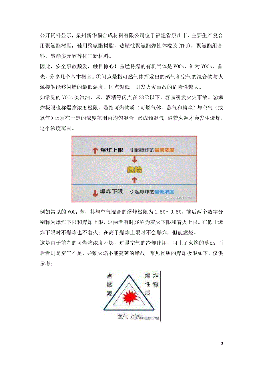 VOCs闪点爆炸极限及VOCs治理设备防爆识别.doc_第2页