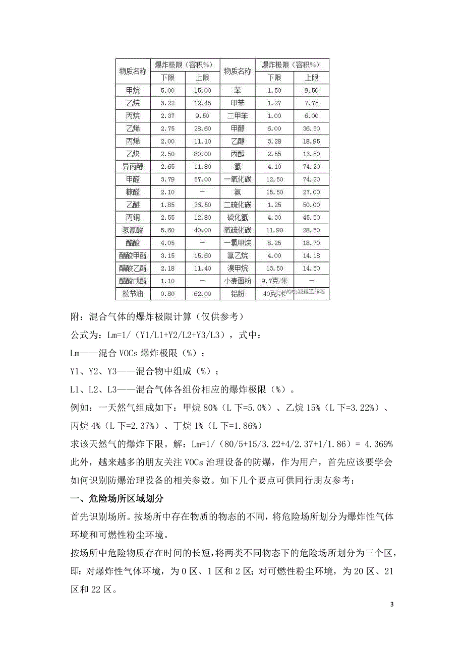 VOCs闪点爆炸极限及VOCs治理设备防爆识别.doc_第3页