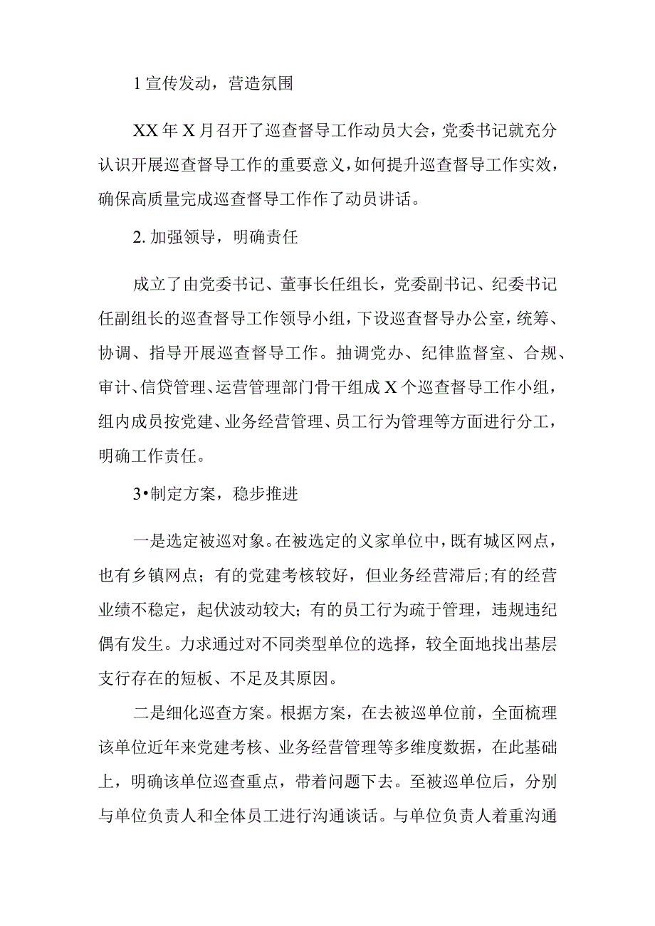 2023年银行巡查督导工作汇报.docx_第2页