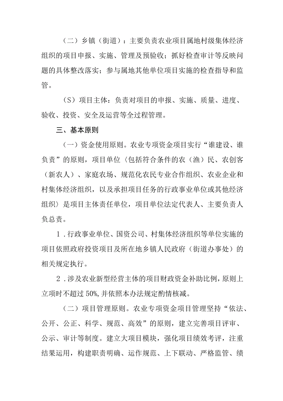 农业专项资金项目管理办法.docx_第2页