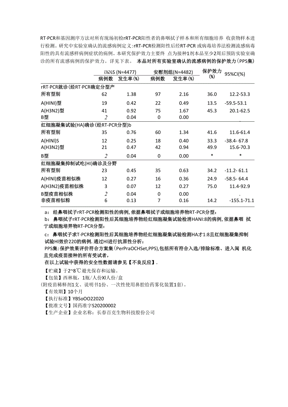 冻干鼻喷流感减毒活疫苗感雾说明书.docx_第3页