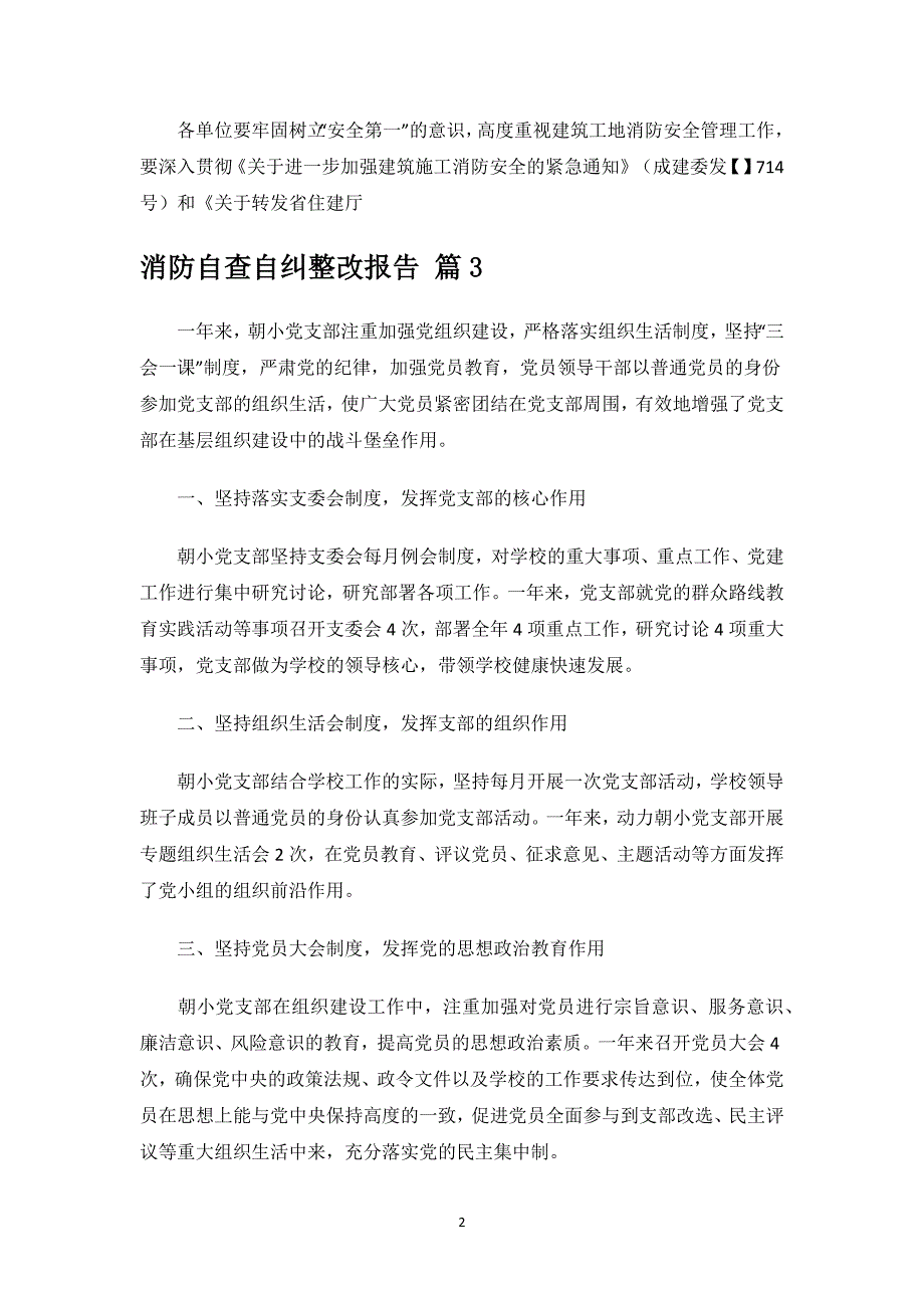 消防自查自纠整改报告.docx_第2页