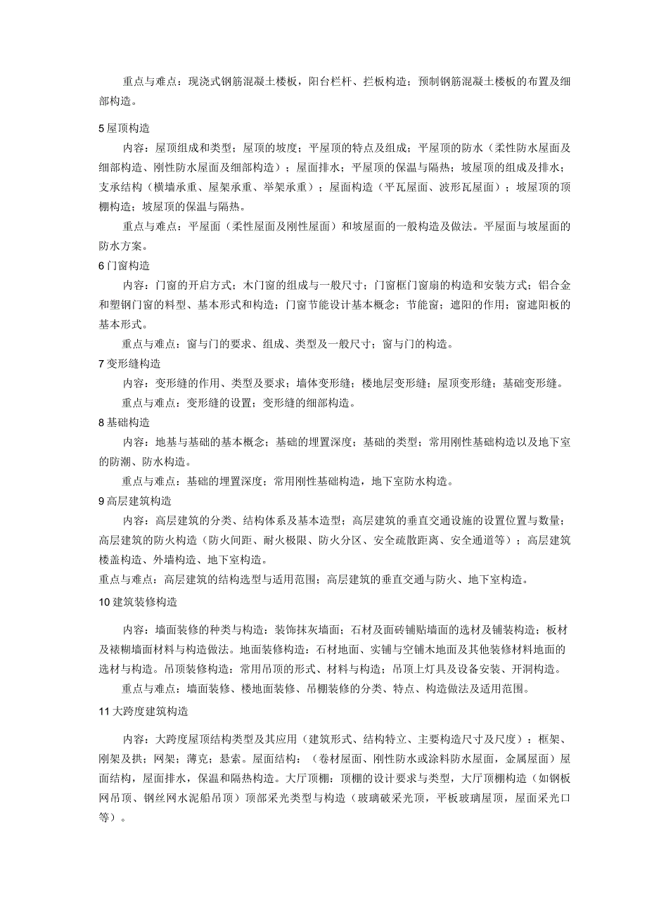 华东交通大学土木建筑学院硕士研究生入学初试科目考试大纲.docx_第2页