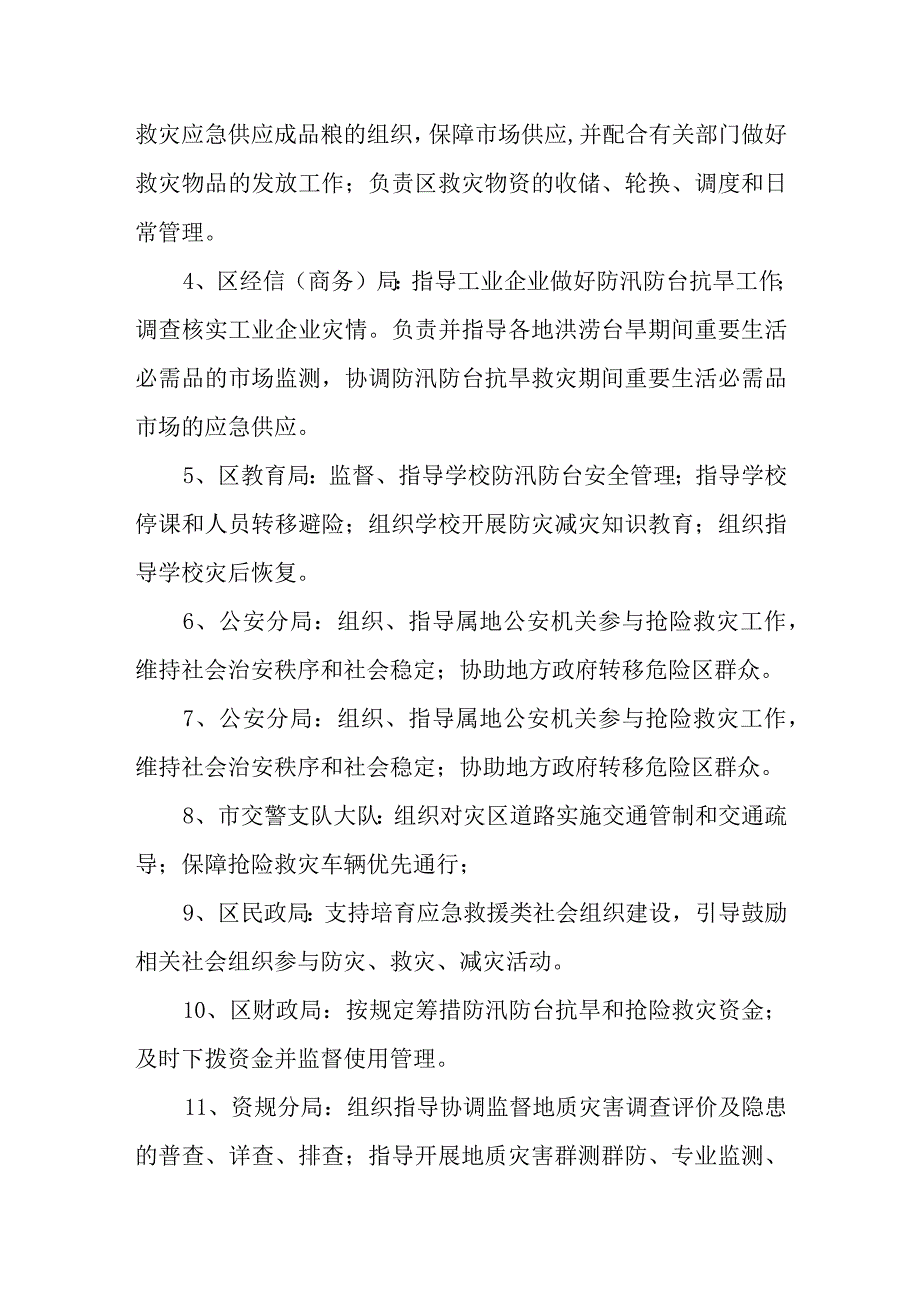 区防指组织机构和成员单位职责分工.docx_第2页