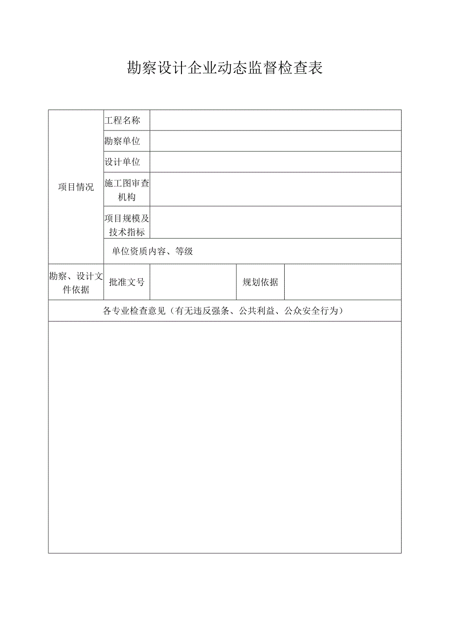 勘察设计企业动态监督检查表.docx_第1页