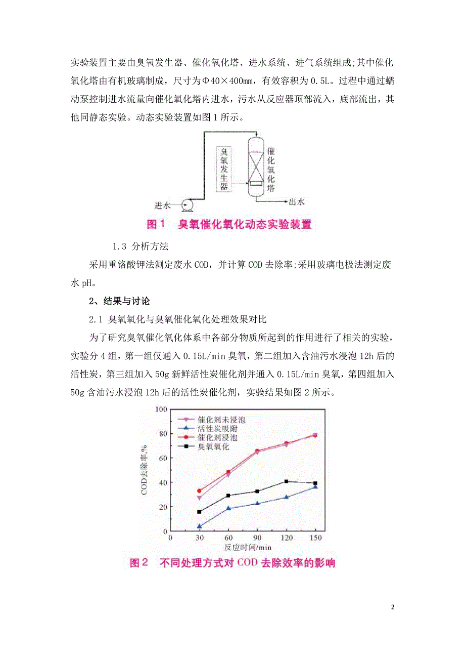 臭氧催化氧化处理成品油库含油污水.doc_第2页