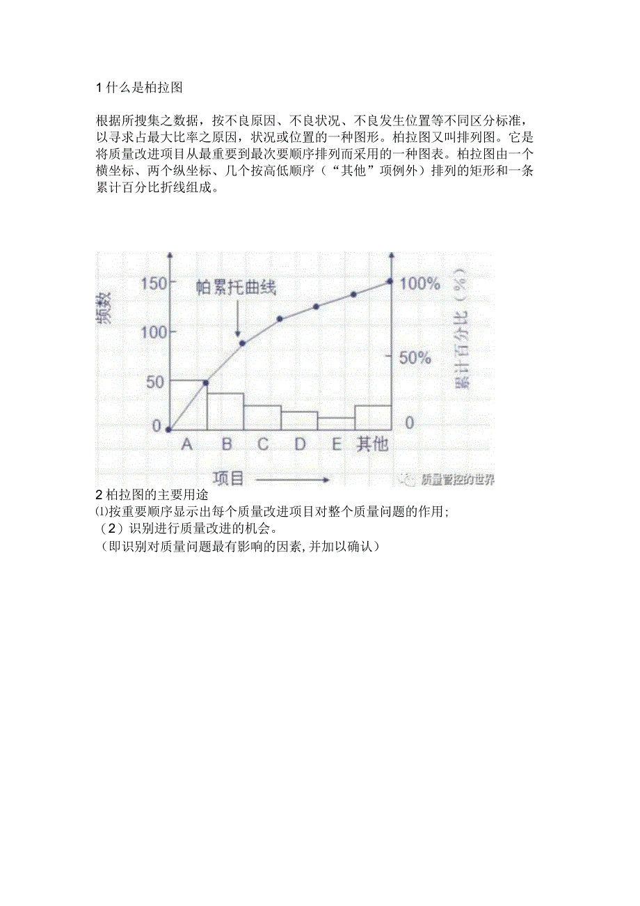 品质管理工具之柏拉图.docx_第1页