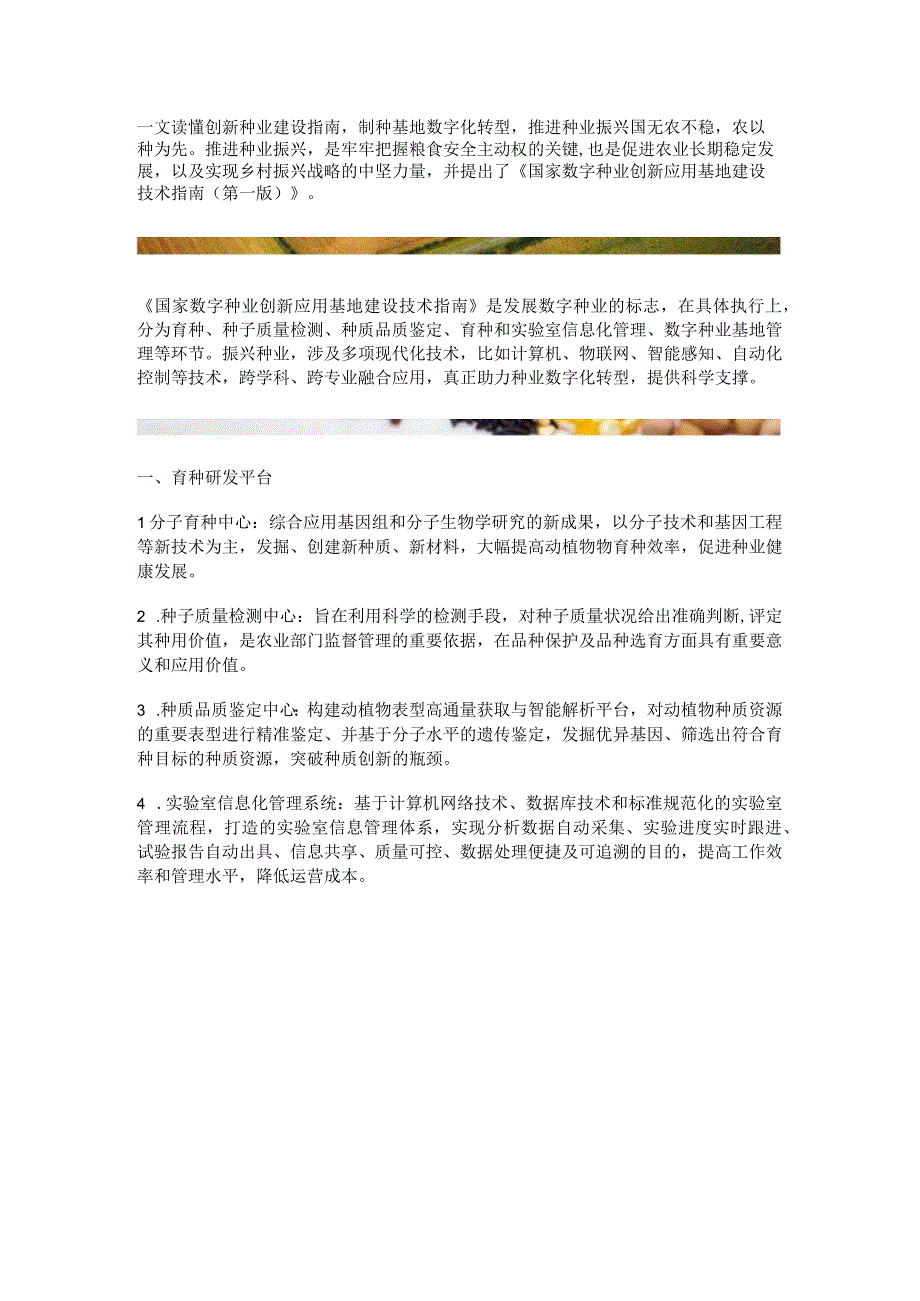 国家数字种业创新应用基地建设技术指南.docx_第1页