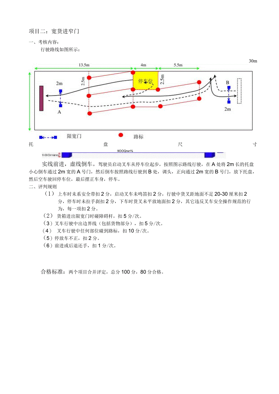 叉车操作考试项目（公司）.docx_第2页