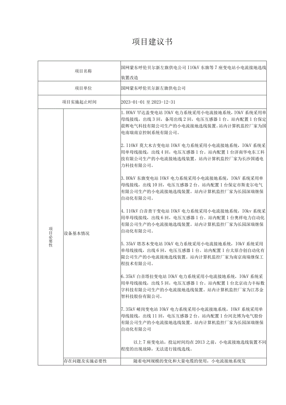 国网蒙东呼伦贝尔新左旗供电公司110kV东旗等7座变电站小电流接地选线装置改造826.docx_第1页