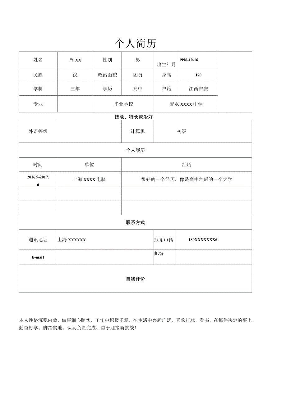 多页彩打简历模板套装.docx_第2页