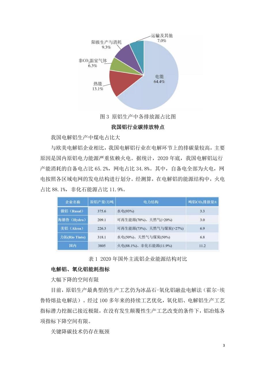 我国铝行业碳达峰碳中和路径研究.doc_第3页