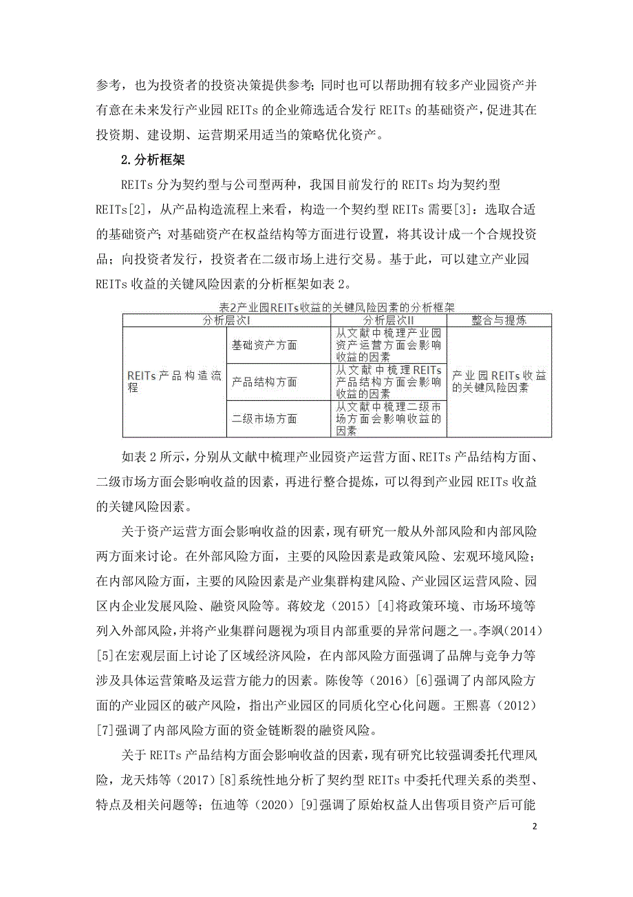 产业园REITs收益的关键风险分析.doc_第2页