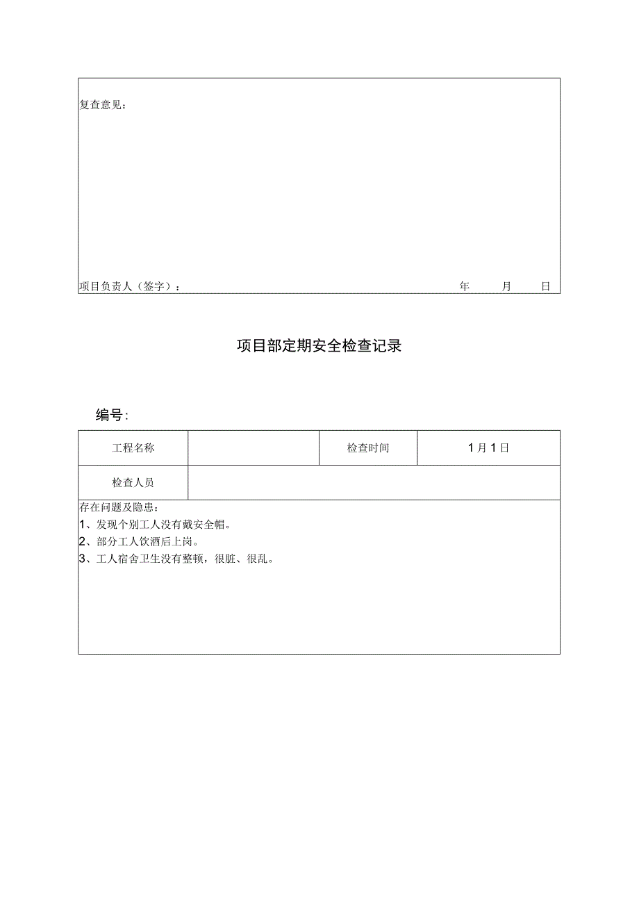 安全检查与隐患排查记录表.docx_第2页