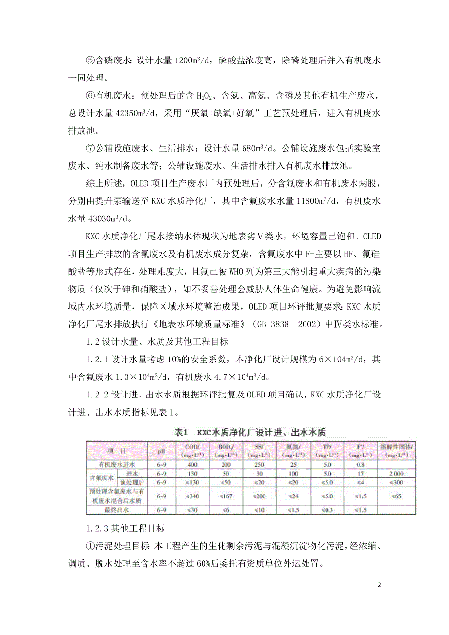 高出水标准要求下高含氟工业废水处理实践.doc_第2页