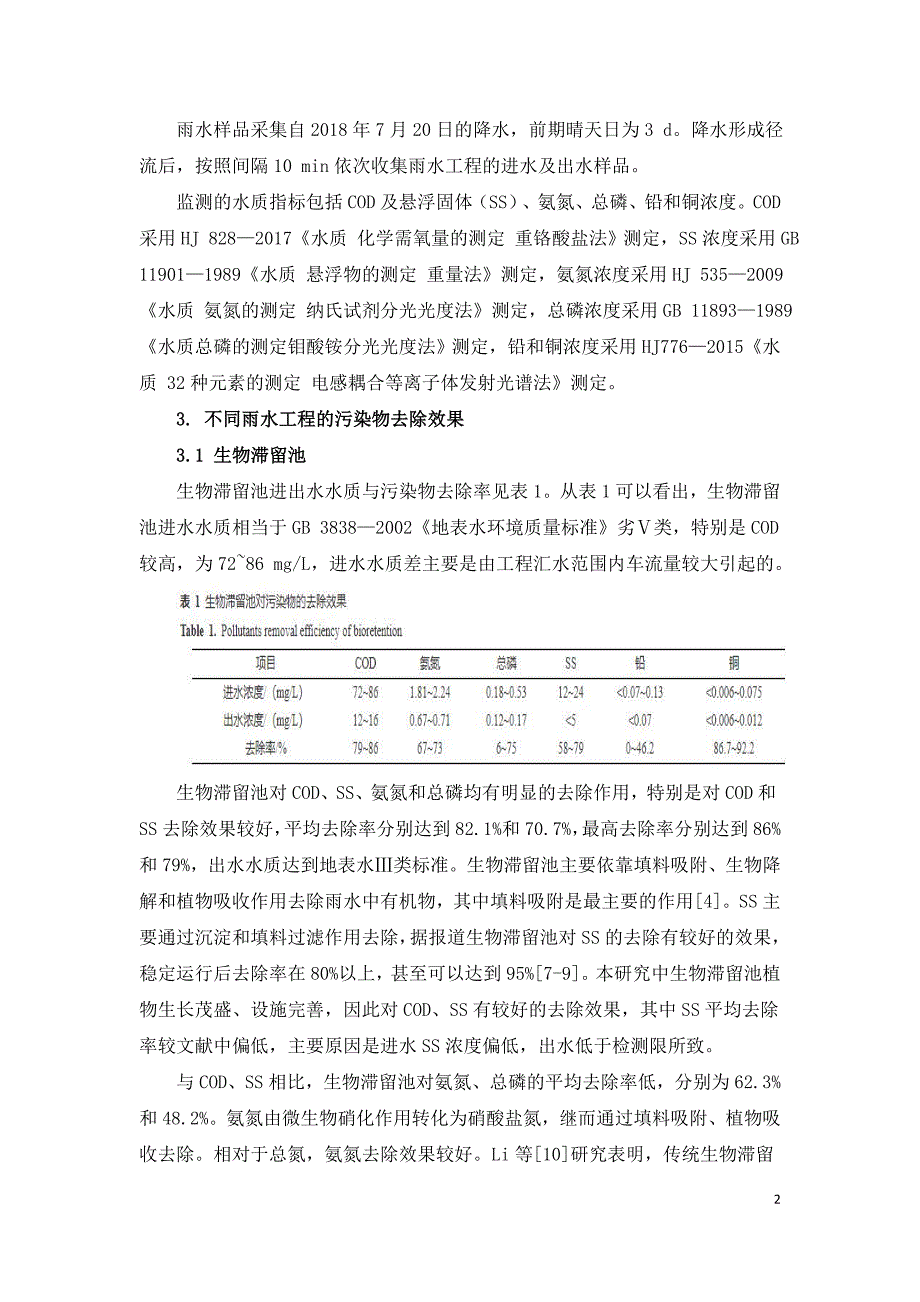 典型雨水工程污染物去除效果监测分析.doc_第2页