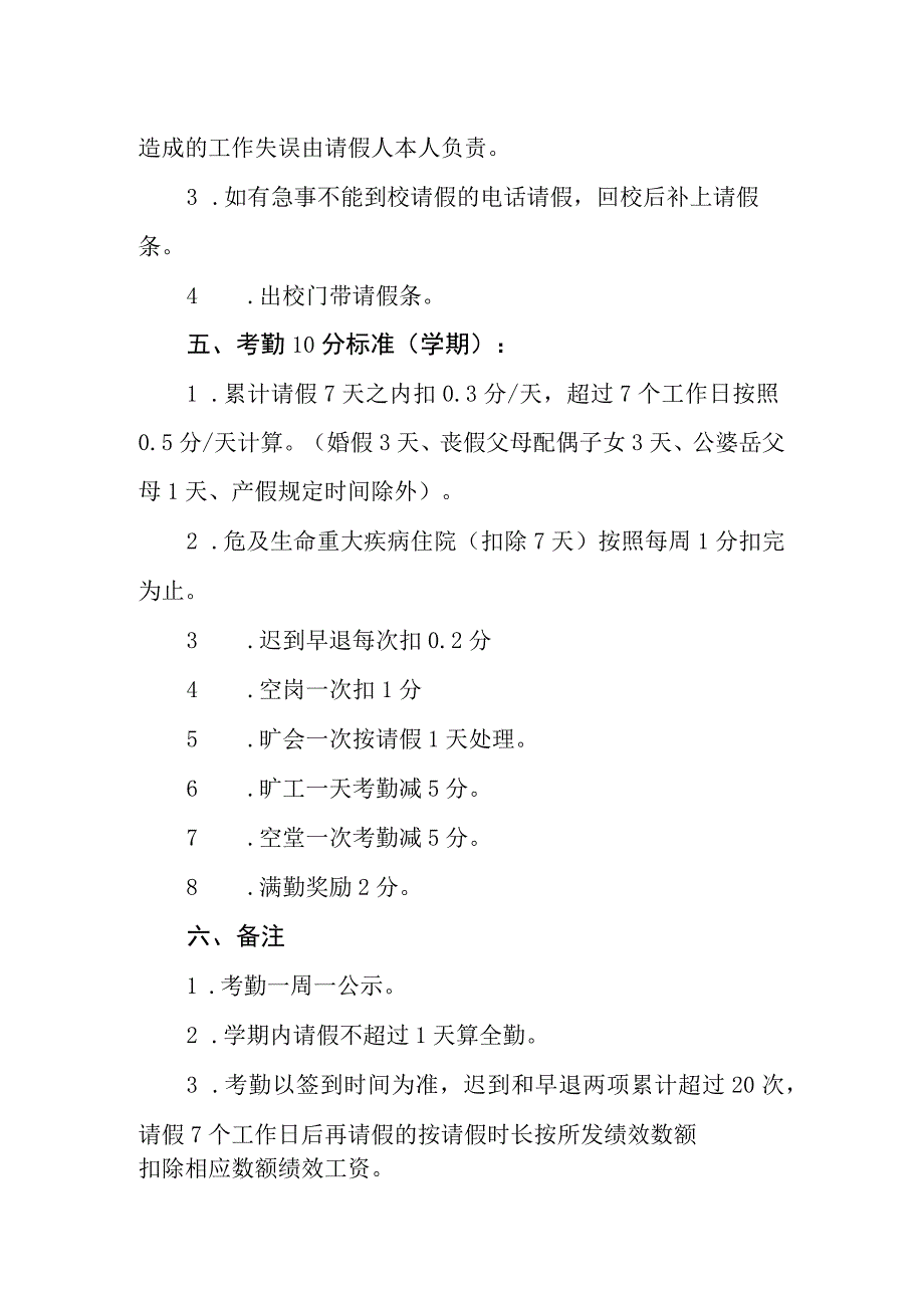 小学10分考勤细则.docx_第2页