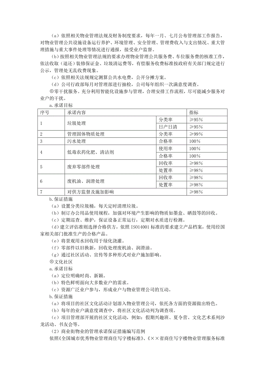 地产项目物业管理-综合体物业和商业街物业的管理承诺保证措施.doc_第3页