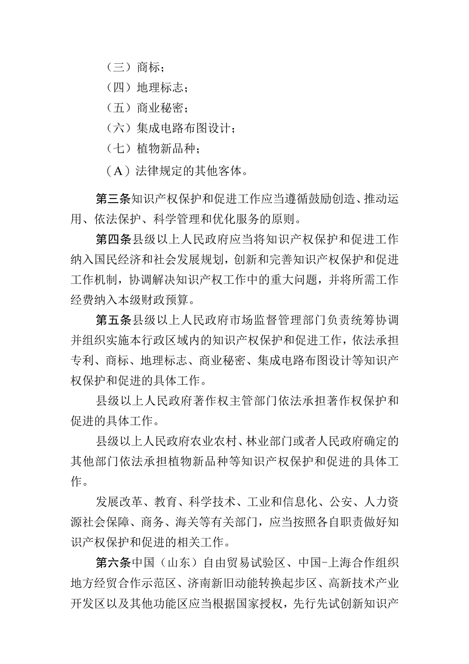 山东省知识产权保护和促进条例.docx_第2页