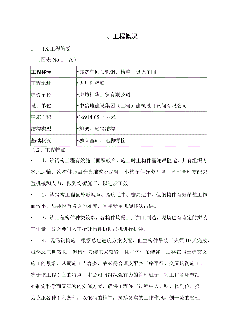 工程施工廊坊神华酸洗车间与轧钢精整退火车间工程.docx_第1页