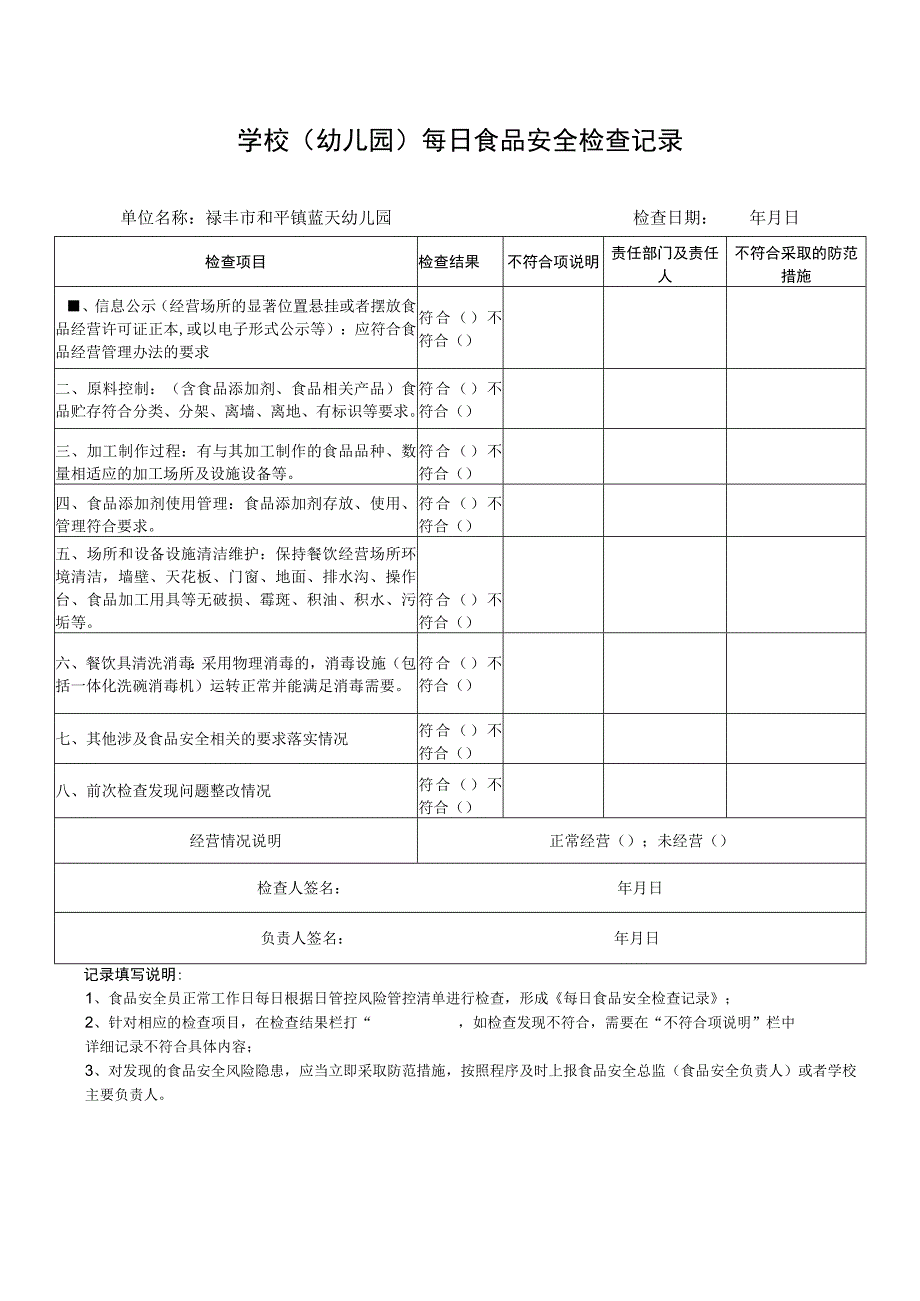 幼儿园日常管理台账.docx_第1页