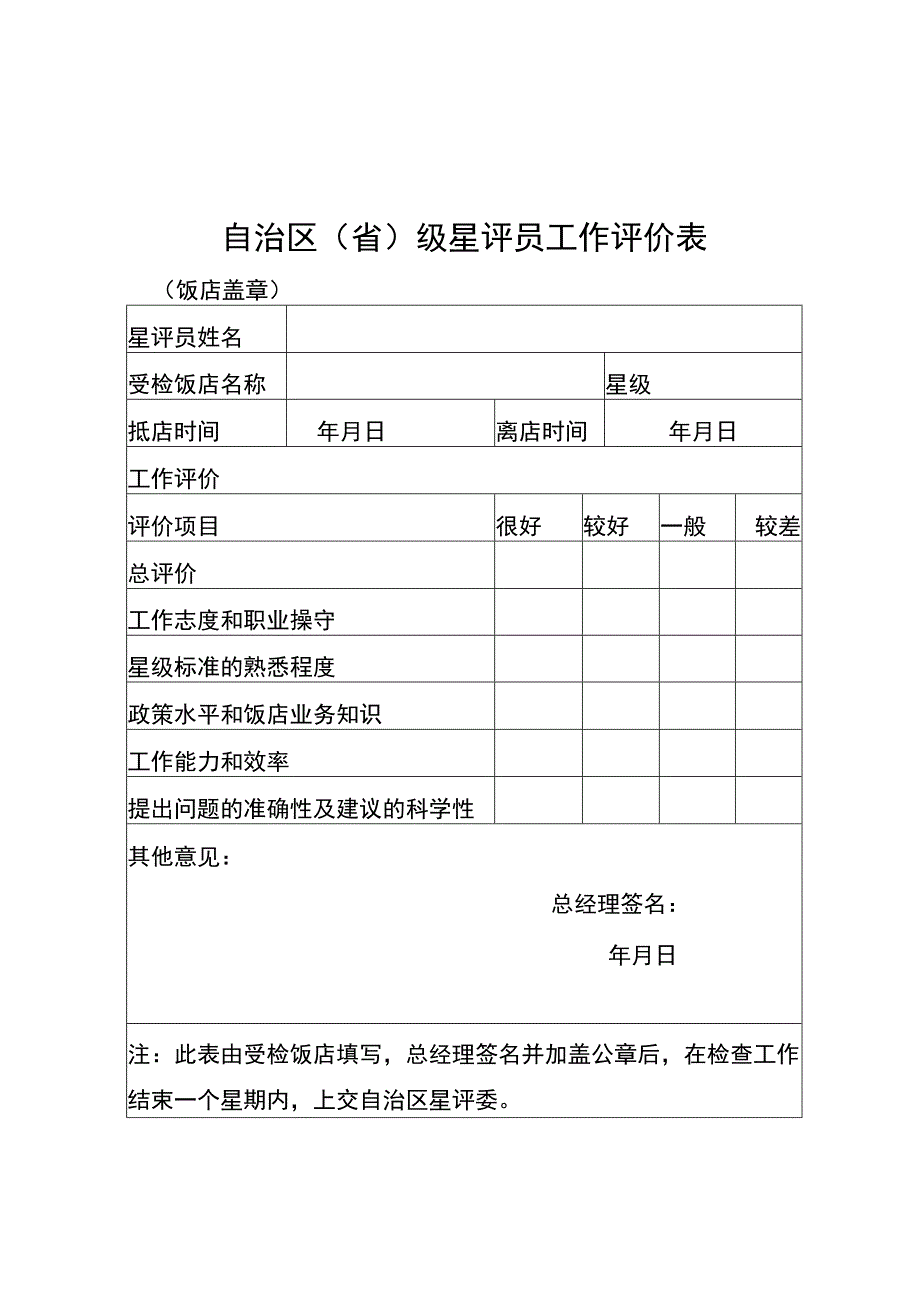 广西星级旅游饭店复核登记表评价表承诺书备案表.docx_第2页