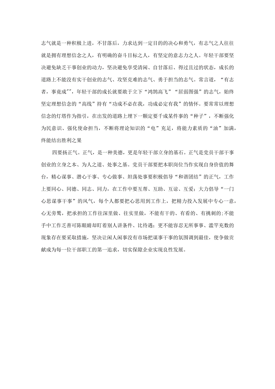 年轻干部座谈发言材料：提底气保朝气定志气扬正气.docx_第2页