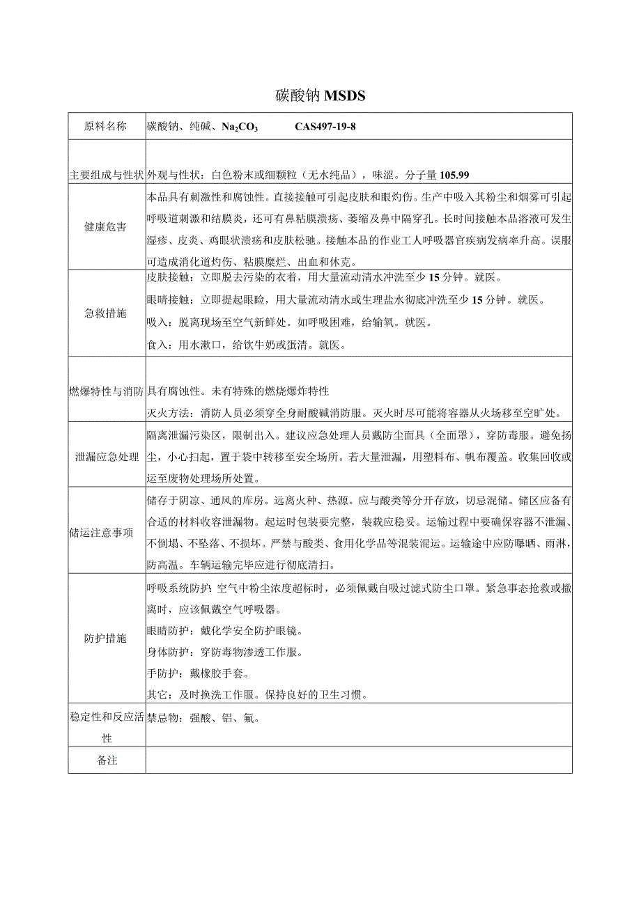 43 碳酸钠MSDS.docx_第1页