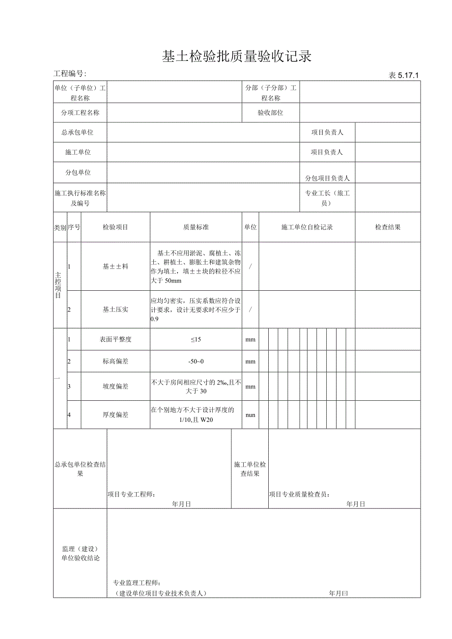 5171 基土检验批质量验收记录.docx_第1页