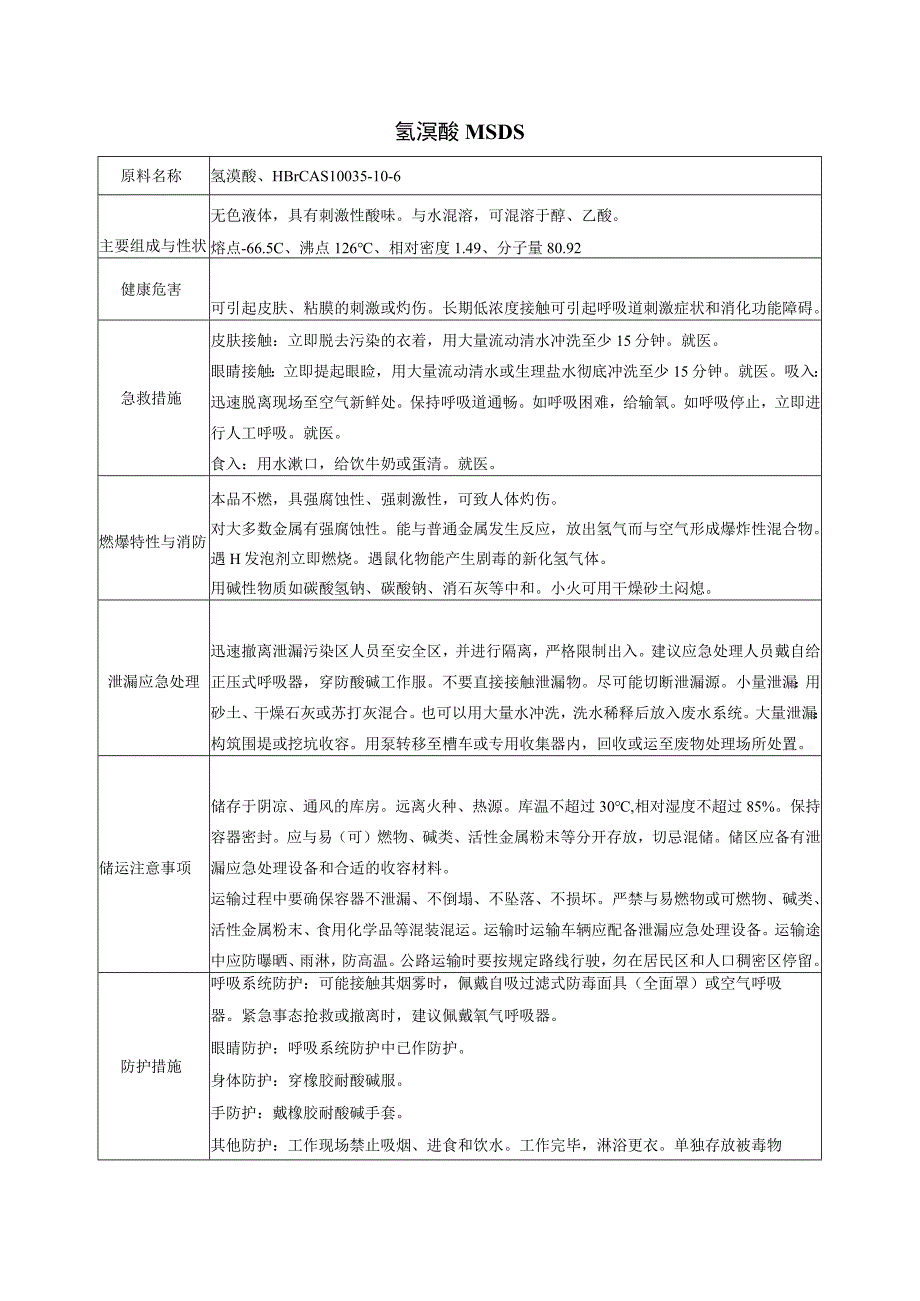 38 氢溴酸MSDS.docx_第1页