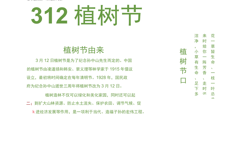 312植树节宣传海报模版.docx_第1页