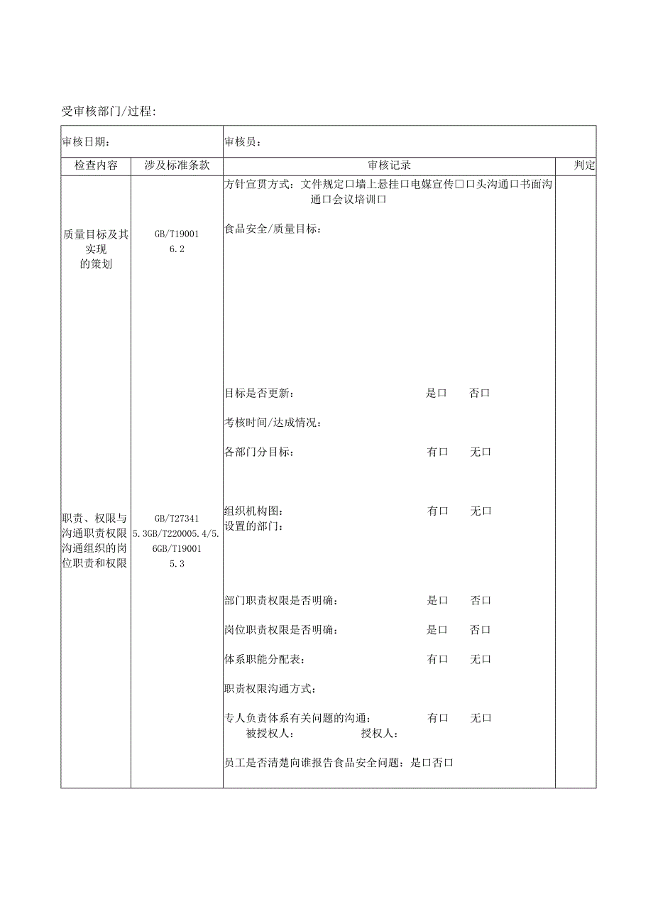 9001HACCP22000核查记录表（可复制可编辑）.docx_第3页