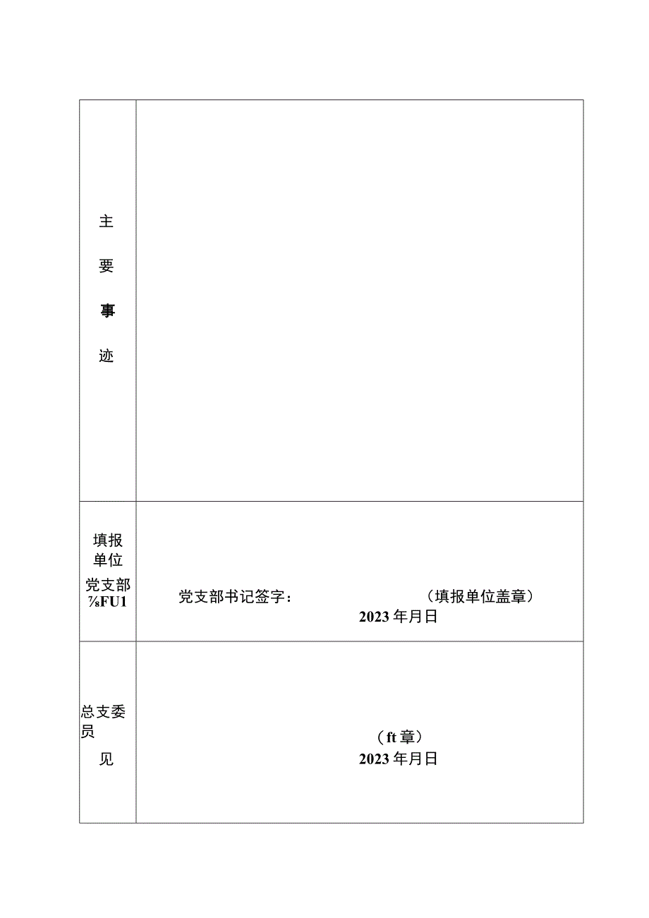 建党99周年推荐表.docx_第2页