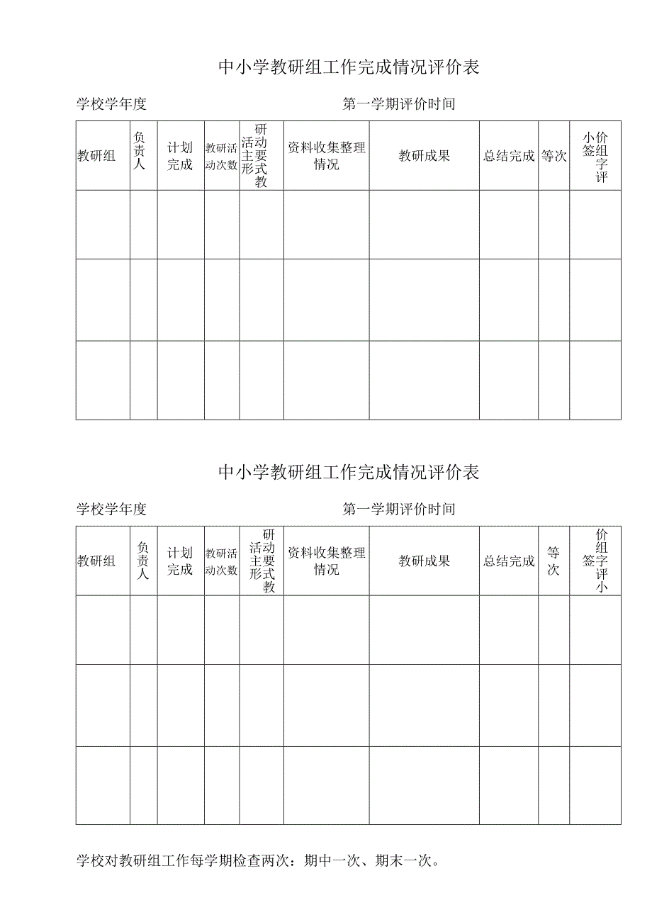 教研组工作完成情况评价表.docx_第2页