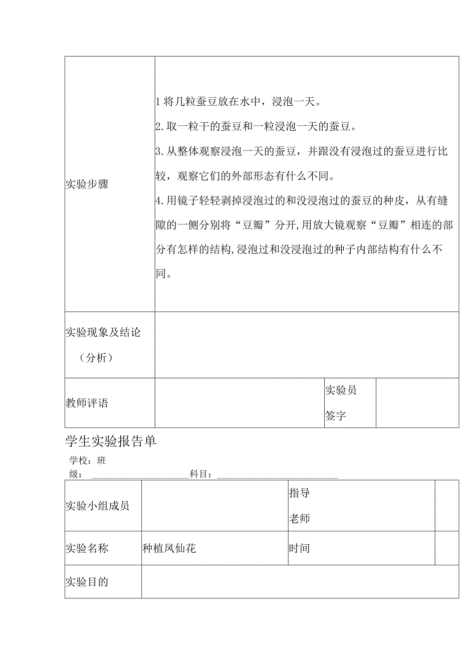 教科版科学四年级下册实验报告单.docx_第3页