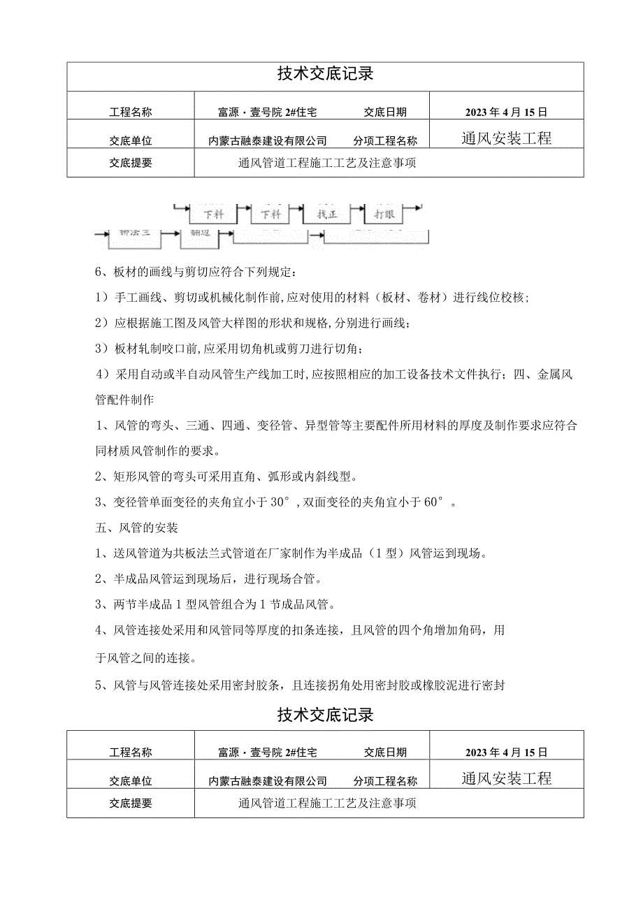 技术交底壹号院通风工程.docx_第3页