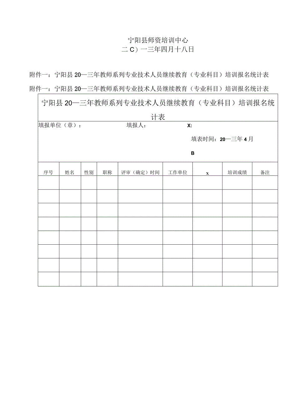 教师专业科目培训通知.docx_第2页