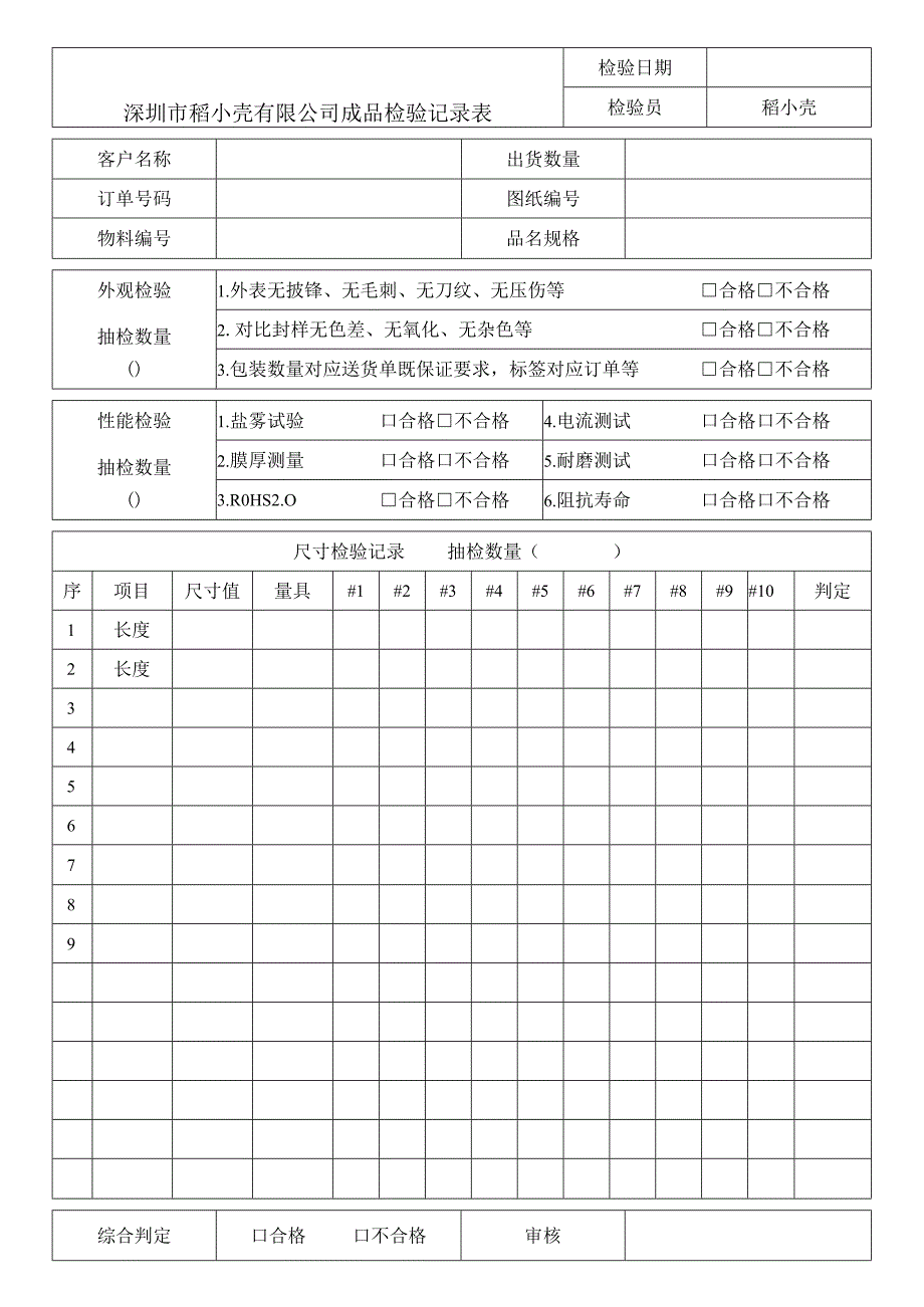 成品检验报告.docx_第1页