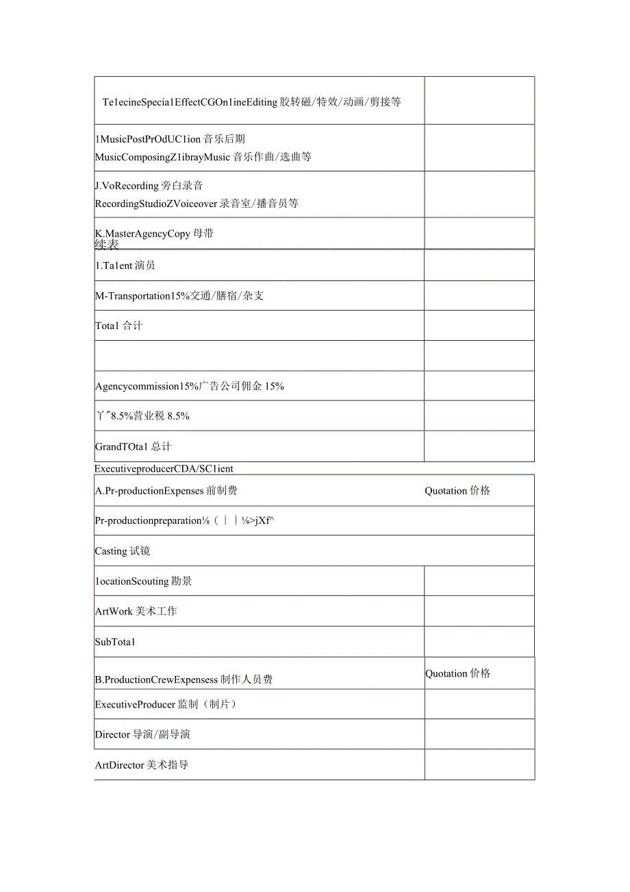 影视电影短剧制作明细报价单.docx_第2页