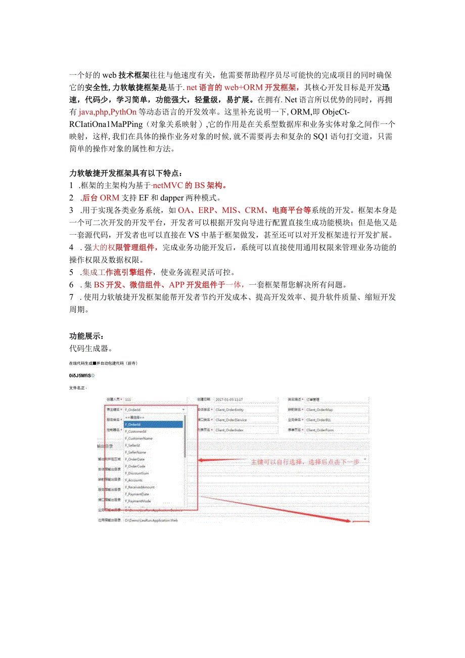 快速web开发框架——learun framework.docx_第1页