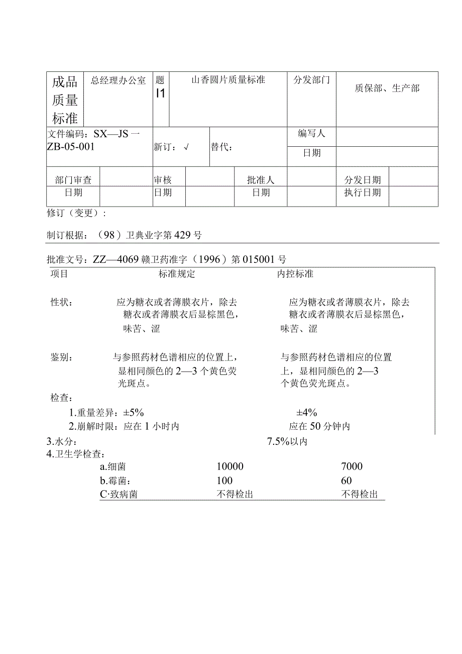 成品质量标准.docx_第1页