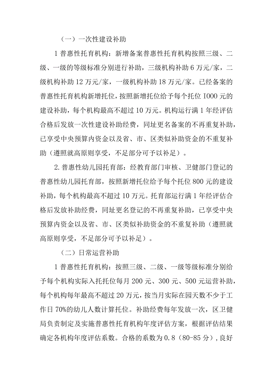 普惠性托育服务机构资金补助实施办法.docx_第3页