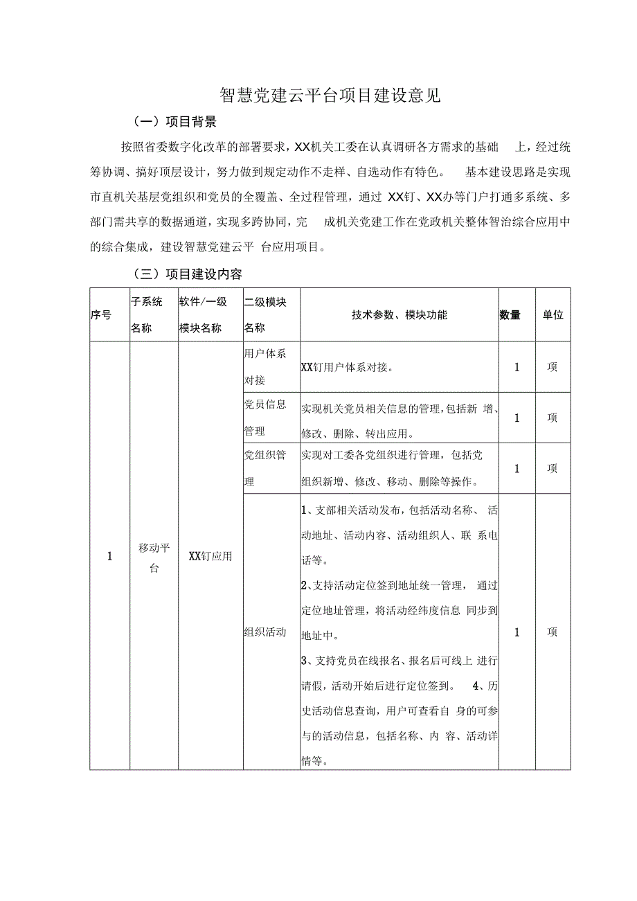 智慧党建云平台项目建设意见.docx_第1页