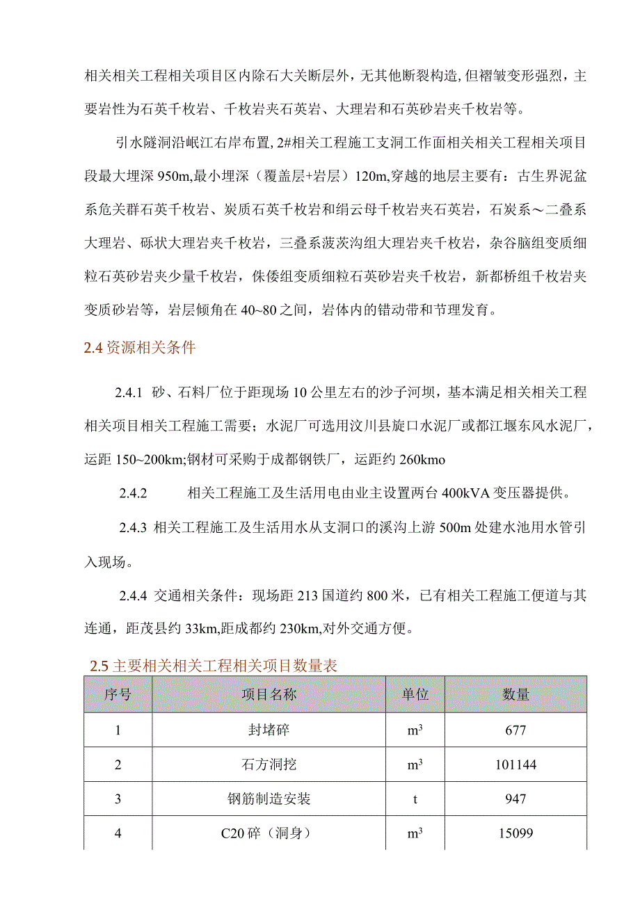 施工组织方案范本金龙潭水电站引水隧洞施工组织设计.docx_第3页