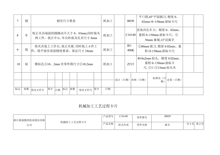 机械加工工艺过程及工序卡片.docx_第2页