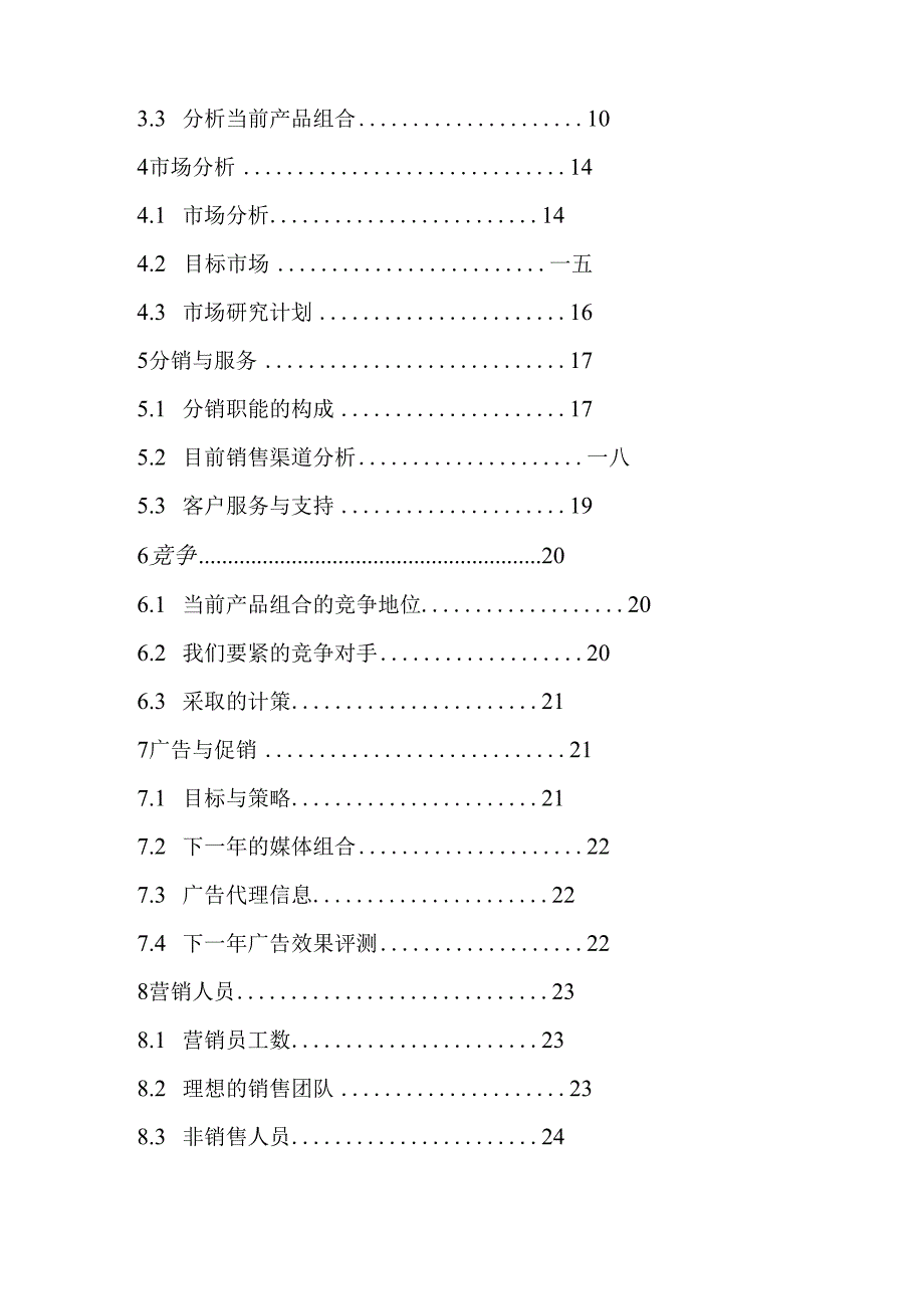 最详细的营销计划书模版.docx_第2页