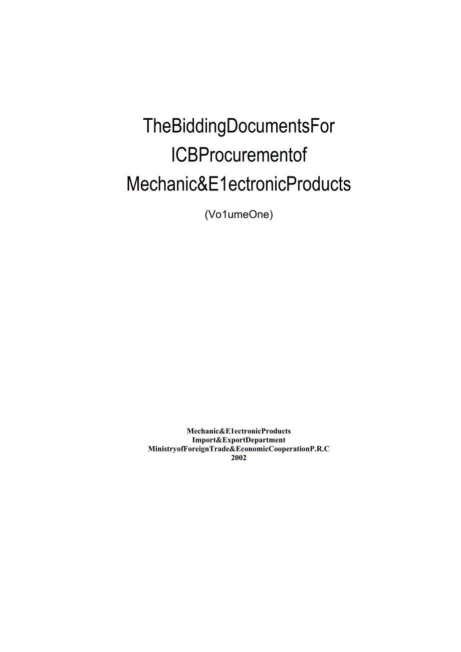 机电产品采购国际竞争性招标文件英文版.docx_第2页