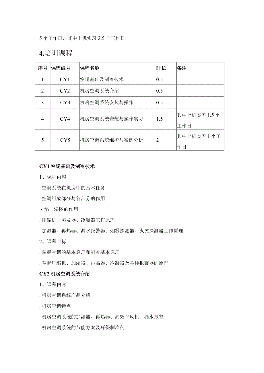 机房空调维保人员培训方案.docx_第2页