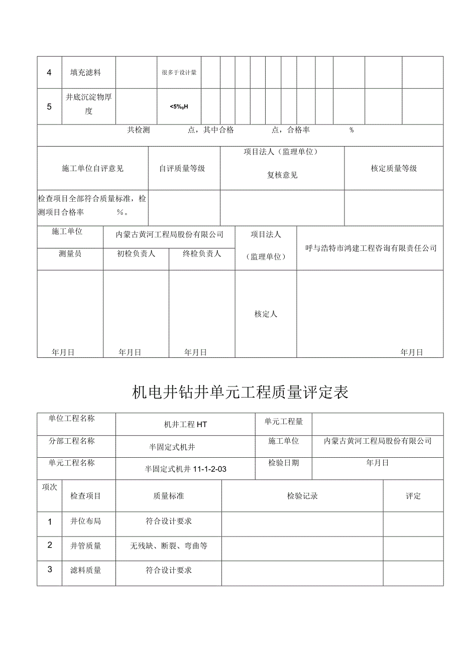 机电井钻井单元工程质量评定表(半固定式).docx_第3页