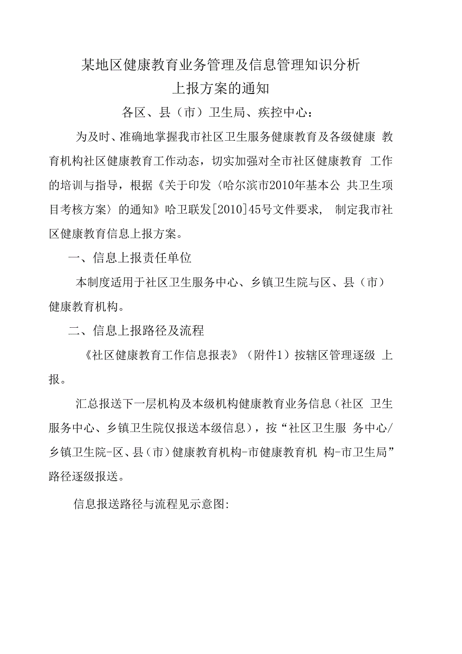 某地区健康教育业务管理及信息管理知识分析.docx_第1页